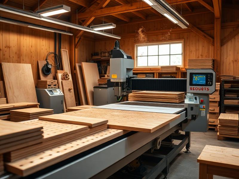 Moderner Maschinenpark in der Werkstatt