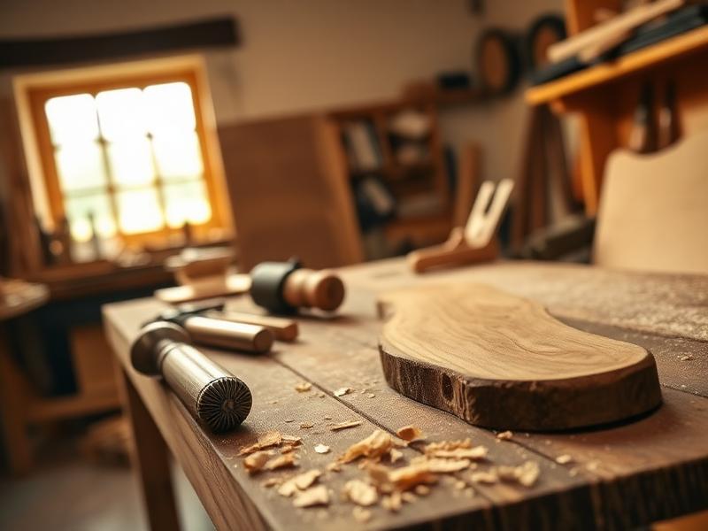 Werkbank mit Handwerkzeug